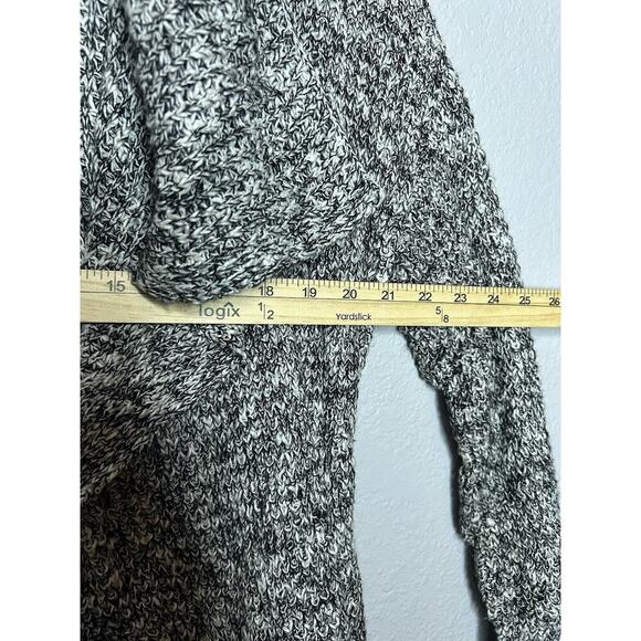 Eileen Fisher Gray Open Draped Cardigan Cotton Alpaca Blend Size Petite Large - Picture 4 of 9